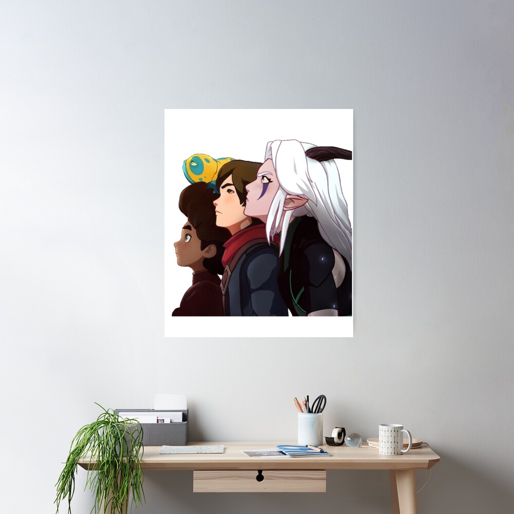 The Dragon Prince Rayla Callum And Ezran Poster - Image 2