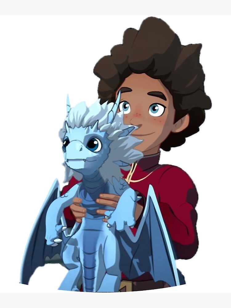 Ezran And The Dragon Prince The Dragon Prince Throw Pillow - Image 2