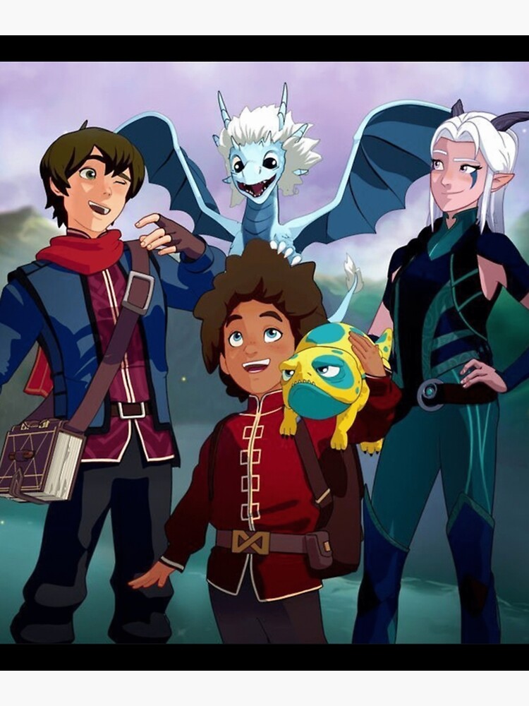 Bait Callum The Dragon Prince Classique Shower Curtain - Image 2
