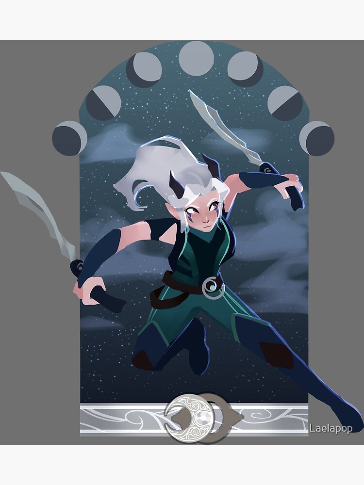 Rayla Moonshadow Fighter Tapestry - Image 2