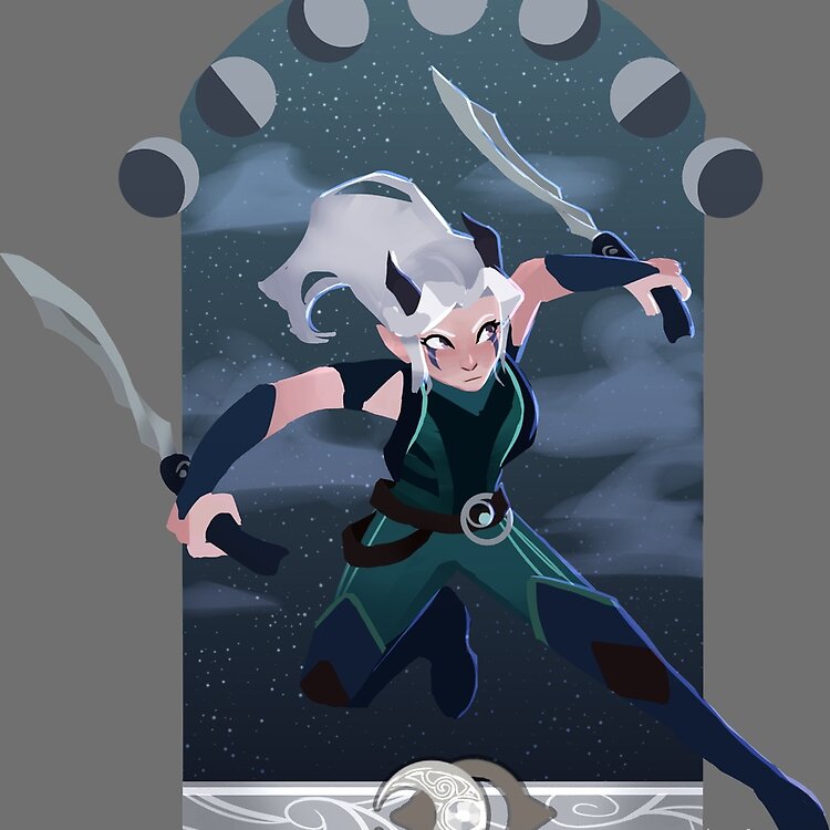 Rayla Moonshadow Fighter Tote Bag - Image 2