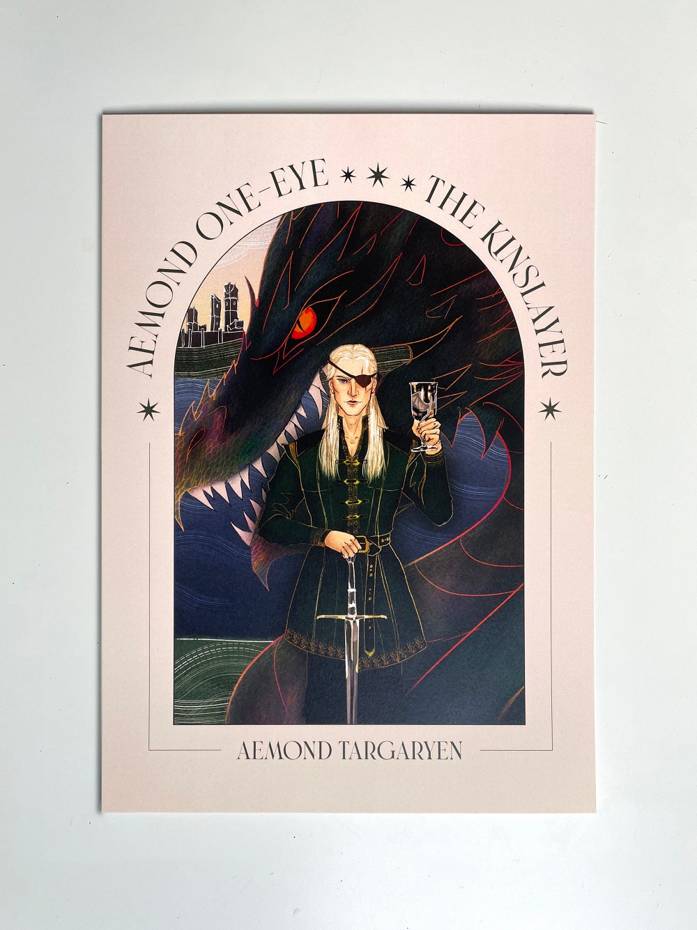 FANART Prince Aemond Targaryen, The Kinslayer Wall Art - Image 2