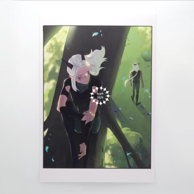 The Dragon Prince, Rayla + Runaan Wall Art