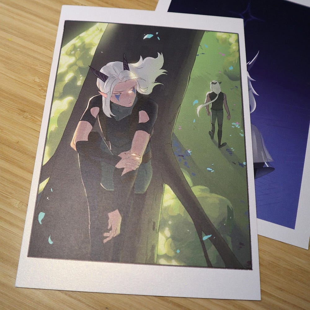 The Dragon Prince, Rayla + Runaan Wall Art - Image 2