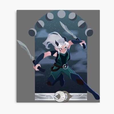 Rayla Moonshadow Fighter Poster