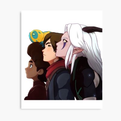 The Dragon Prince Rayla Callum And Ezran Poster