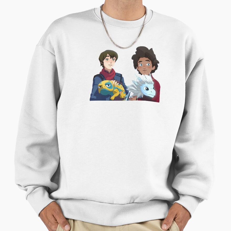The Dragon Prince Ezran And Callum With Bait And Zym Sweatshirt - Image 2
