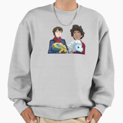 The Dragon Prince Ezran And Callum With Bait And Zym Sweatshirt
