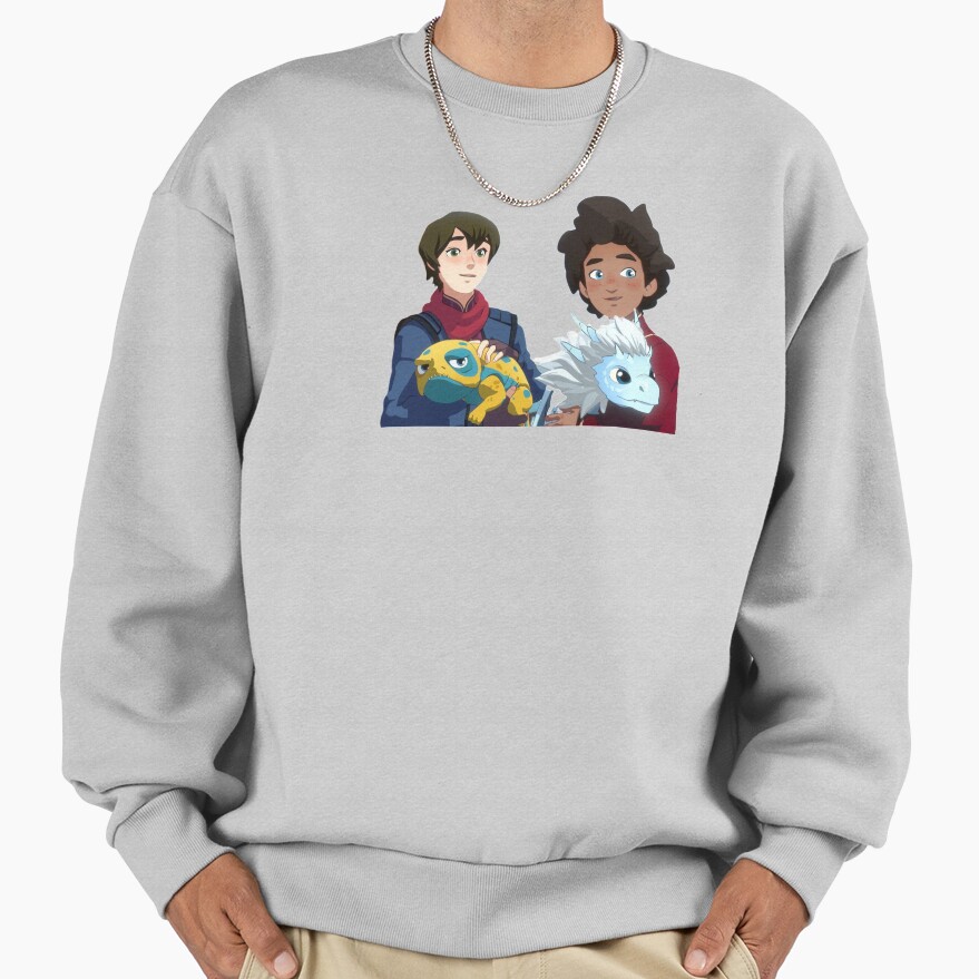 The Dragon Prince Ezran And Callum With Bait And Zym Sweatshirt