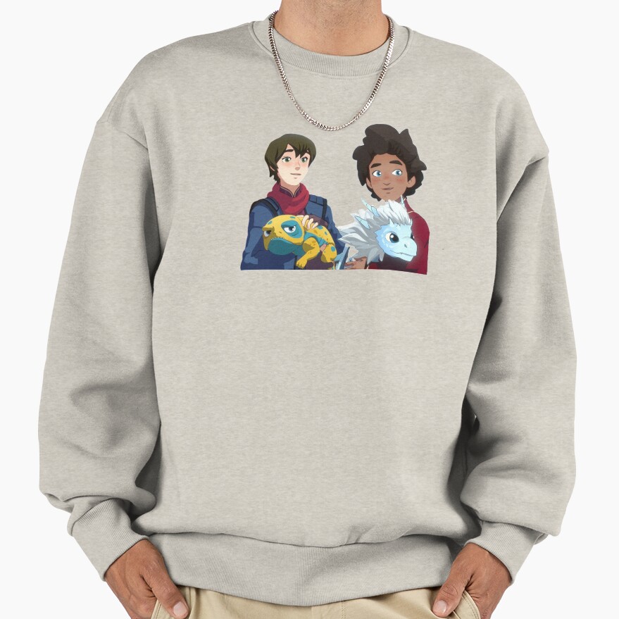 The Dragon Prince Ezran And Callum With Bait And Zym Sweatshirt - Image 4