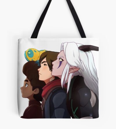 The Dragon Prince Rayla Callum And Ezran Tote Bag