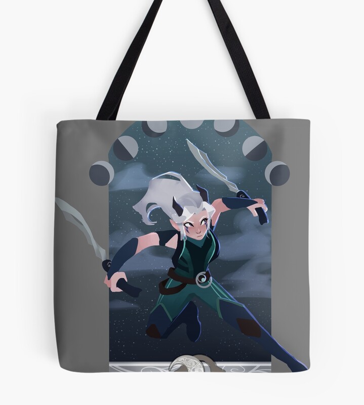 Rayla Moonshadow Fighter Tote Bag