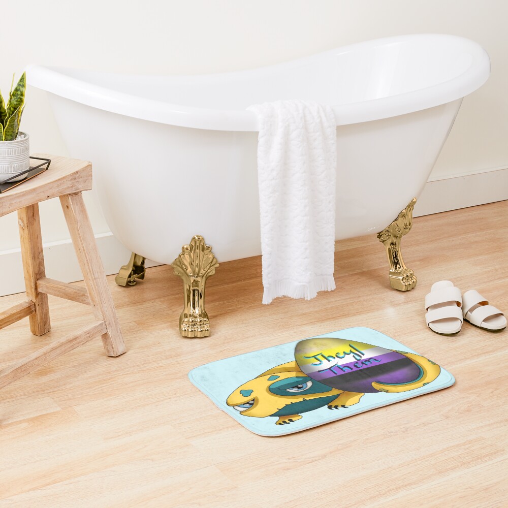 Bait They Them Version 3 Bath Mat - Image 2