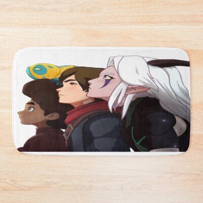 The Dragon Prince Rayla Callum And Ezran Bath Mat