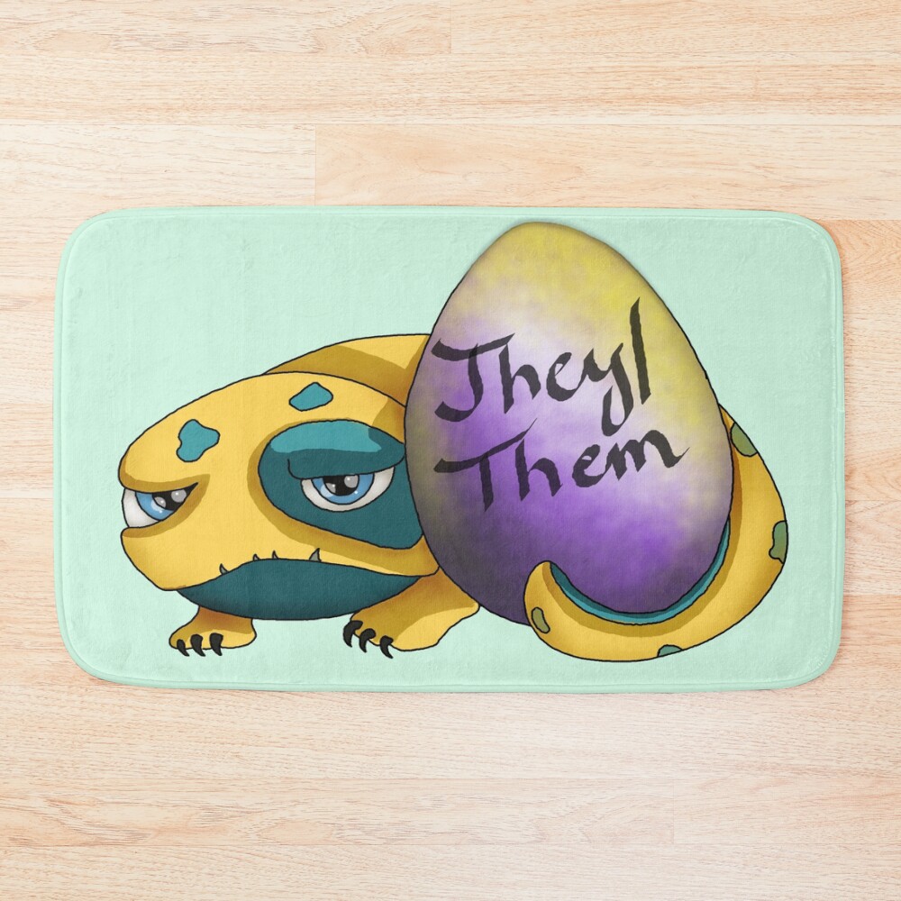Bait They Them Version 2 Bath Mat