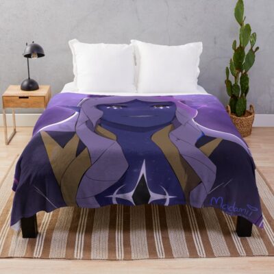 Starry Elf Aaravos Poster The Dragon Prince Poster Throw Blanket