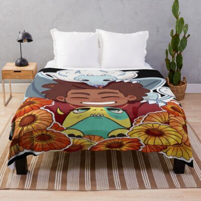 Ezran Sticker Throw Blanket
