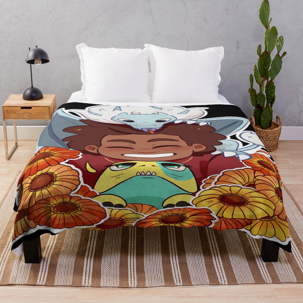 Ezran Sticker Throw Blanket