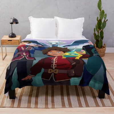 Bait Callum The Dragon Prince Classique Throw Blanket