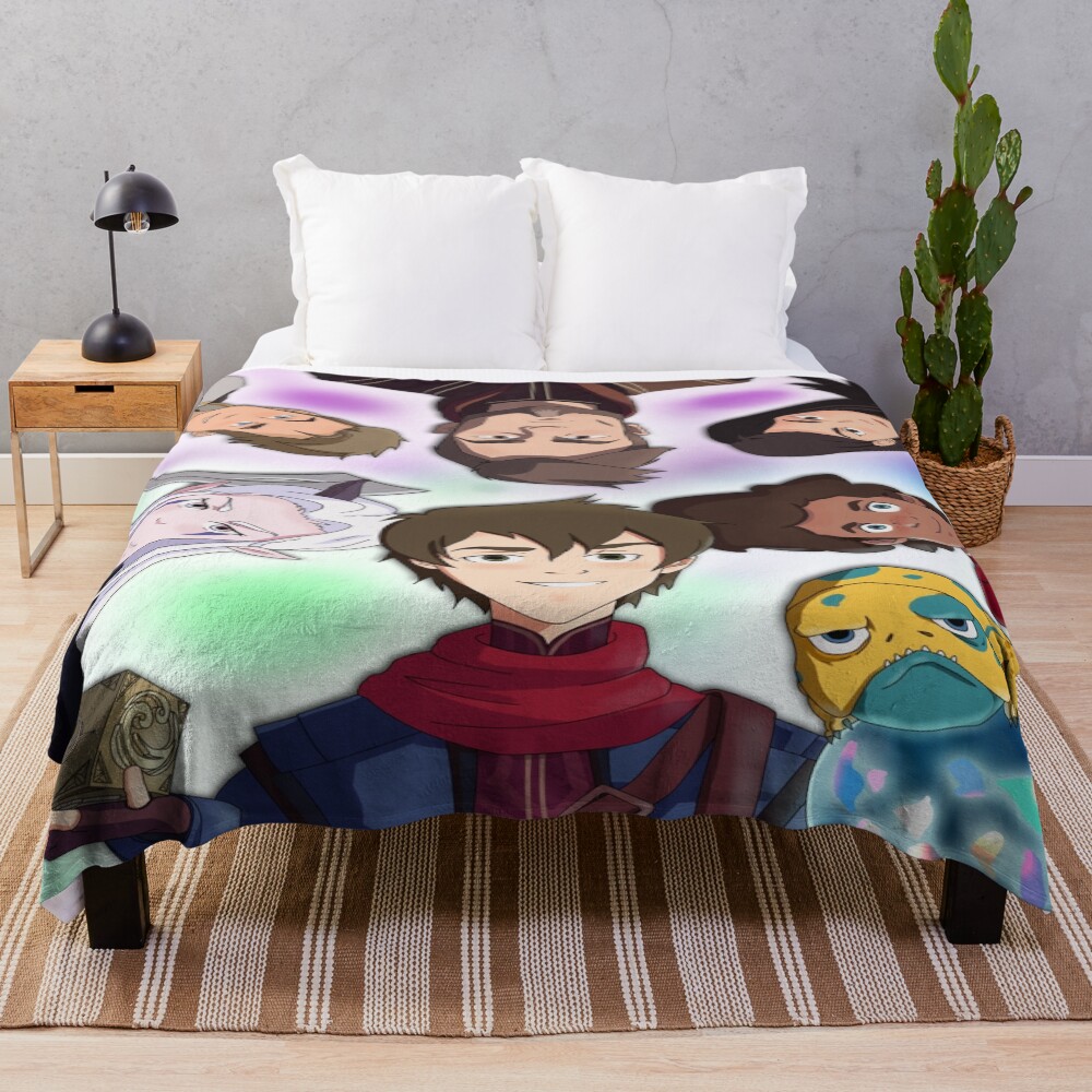 The Dragon Prince Throw Blanket