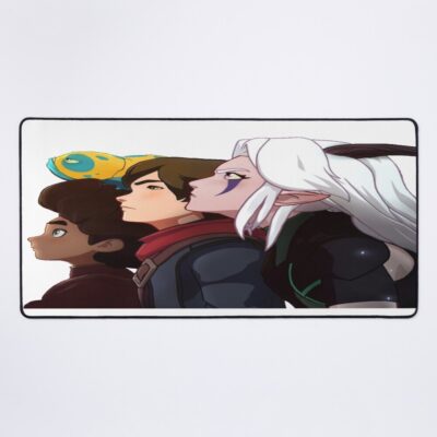 The Dragon Prince Rayla Callum And Ezran Mouse Pad