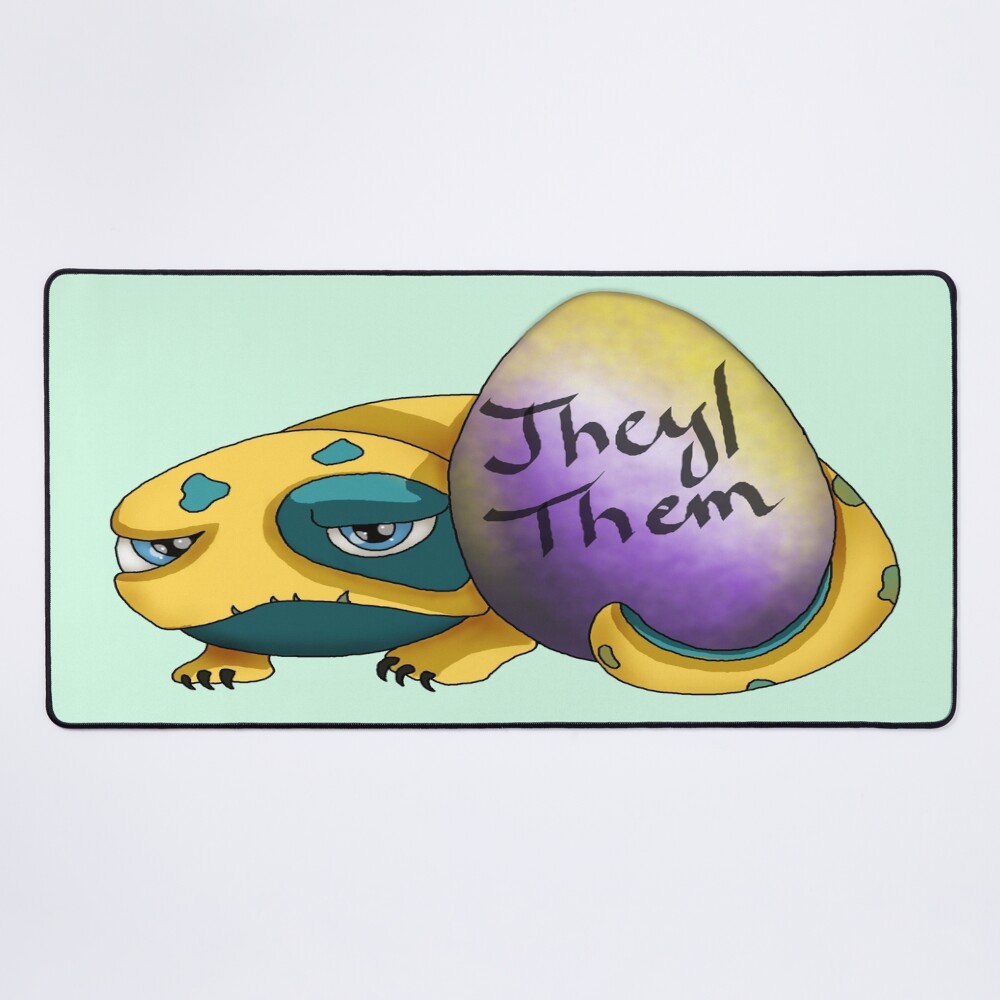 Bait They Them Version 2 Mouse Pad