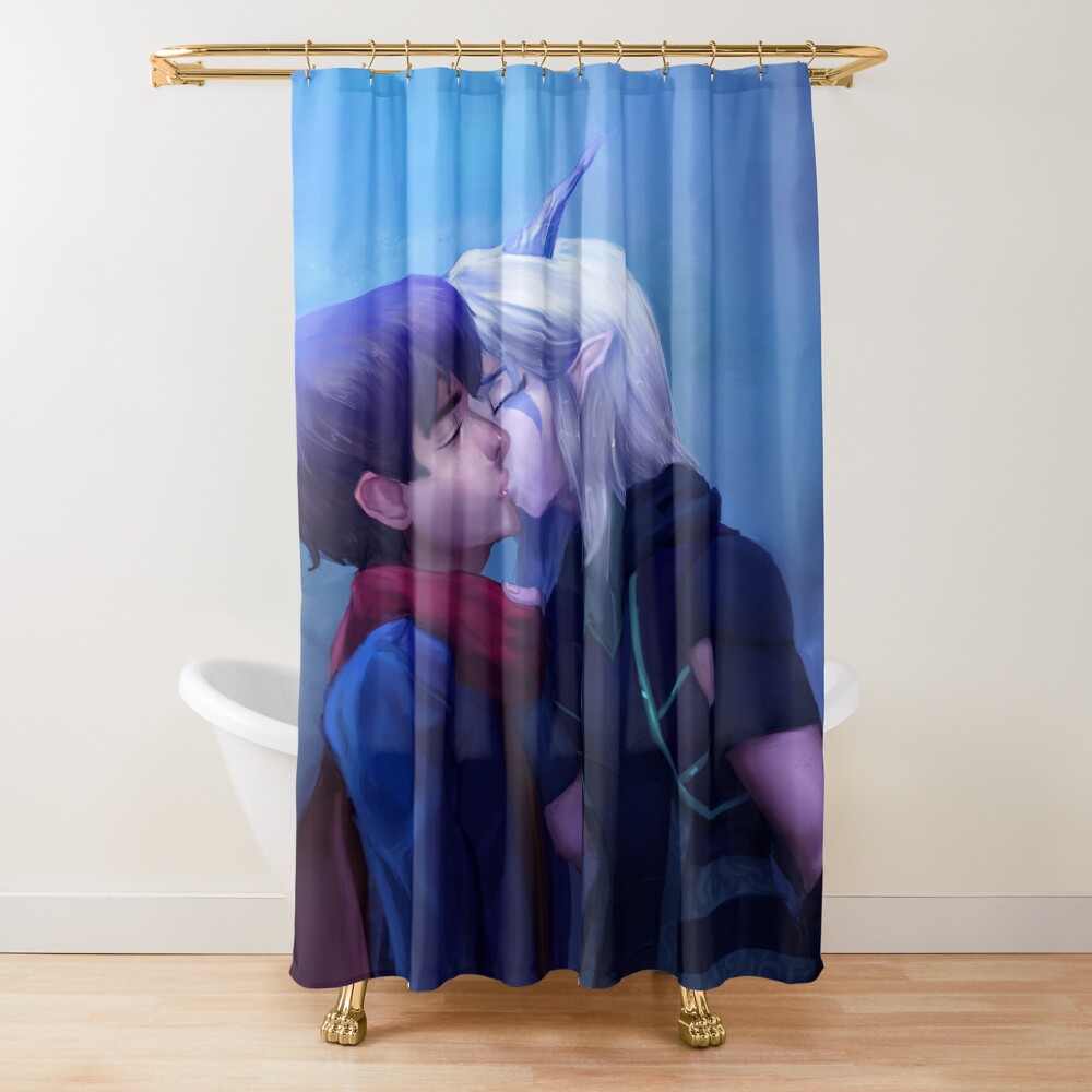 Callum X Rayla Shower Curtain