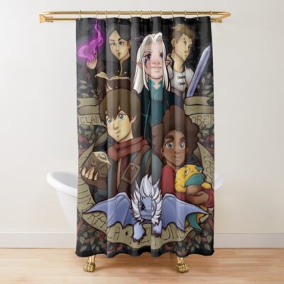 Avatar Dragon Prince Dragon Rayla Classic Shower Curtain