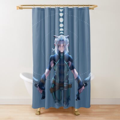 Rayla Moonshadow Elf Shower Curtain