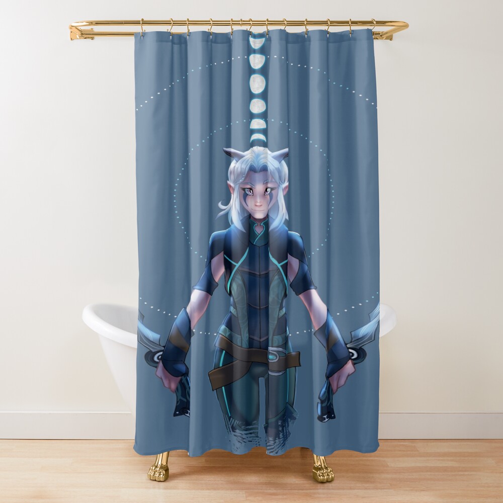 Rayla Moonshadow Elf Shower Curtain