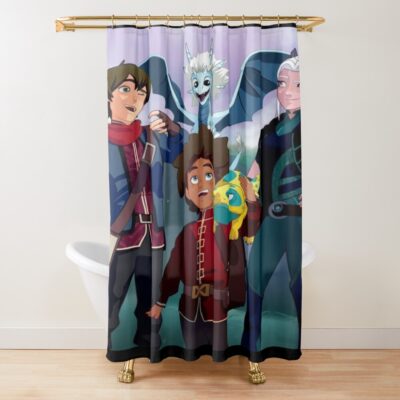 Bait Callum The Dragon Prince Classique Shower Curtain