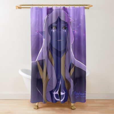 Starry Elf Aaravos Poster The Dragon Prince Poster Shower Curtain