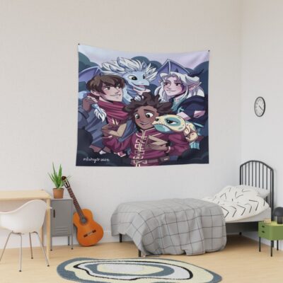 Dragon Family Tapestry