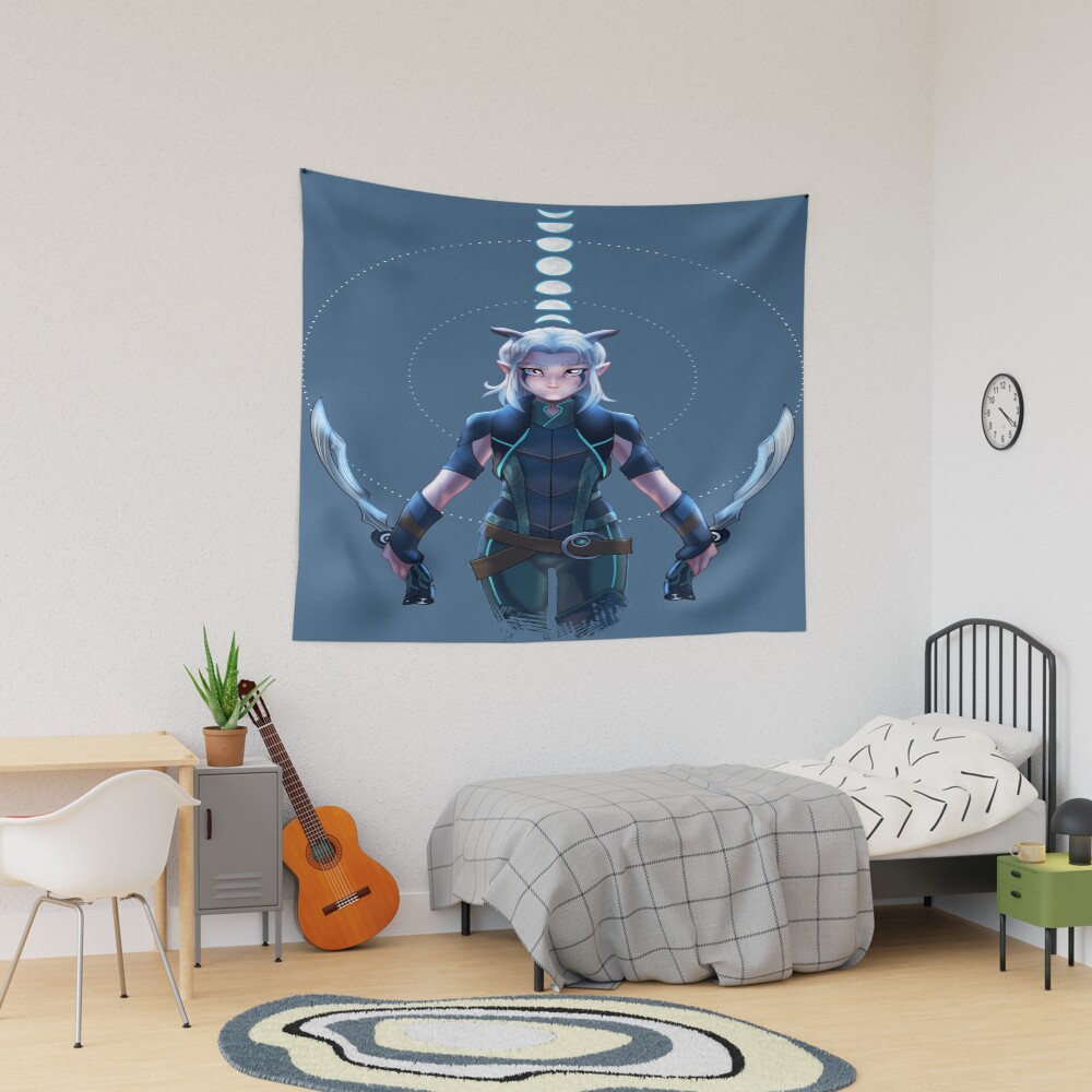 Rayla Moonshadow Elf Tapestry