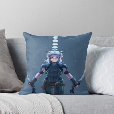 Rayla Moonshadow Elf Throw Pillow