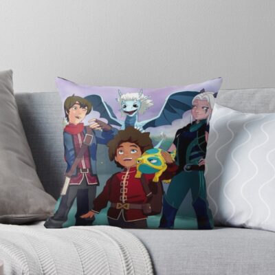 Bait Callum The Dragon Prince Classique Throw Pillow